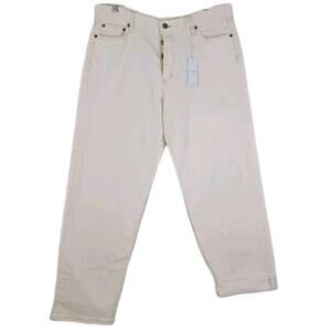 Outerknown ~Woman Size 30~ Off-White SEA Jeans Fillmore Boyfriend Organic Cotton